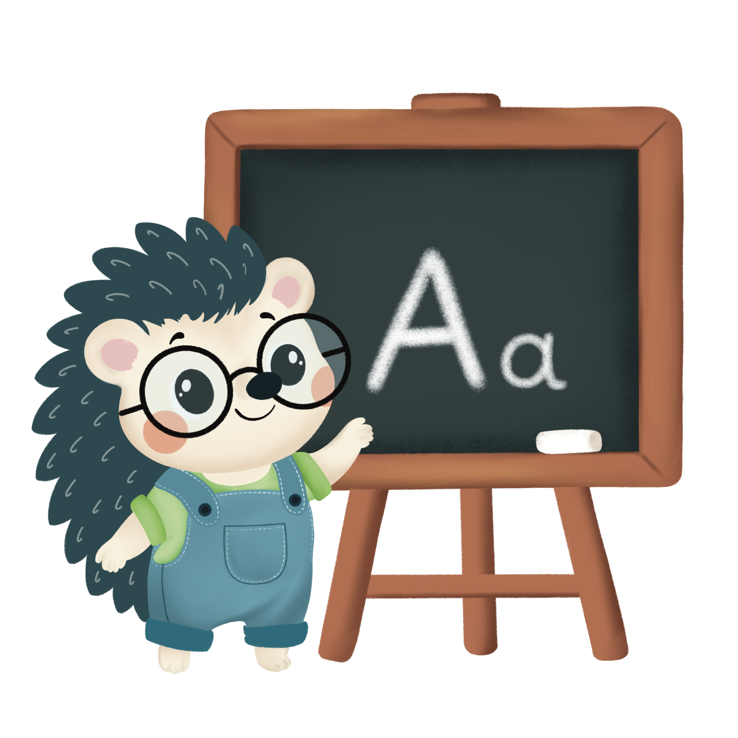 Aricică Ariciul cu tabla de scris